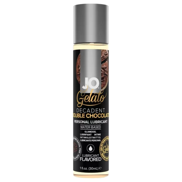 Jo Gelato doppelte Schoko - essbares, wasserbasiertes Gleitmittel (30ml)