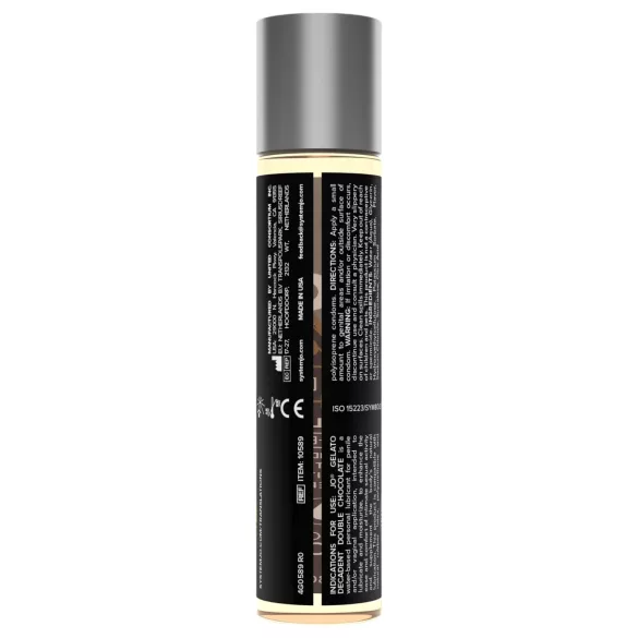 Jo Gelato doppelte Schoko - essbares, wasserbasiertes Gleitmittel (30ml)
