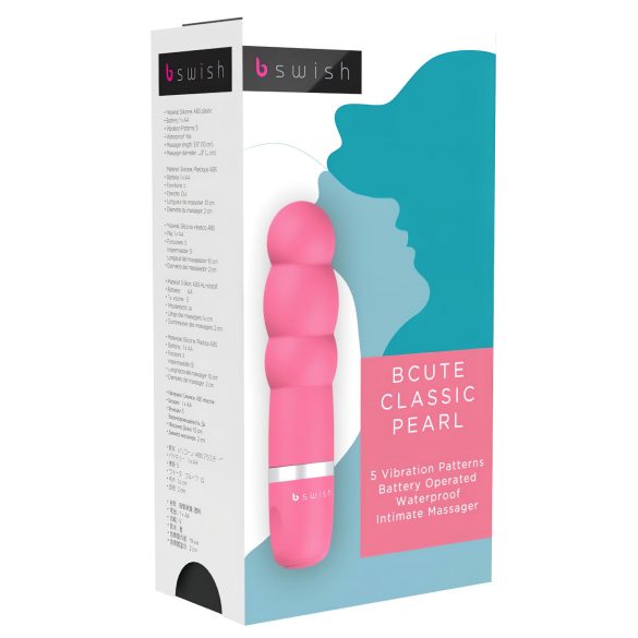 B SWISH Bcute Pearl - Wasserfester Perlenvibrator (pink)