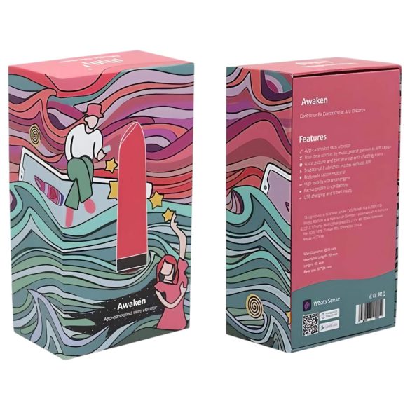 Magic Motion Awaken - smarter, kleiner Akku-Mini-Vibrator (rot)