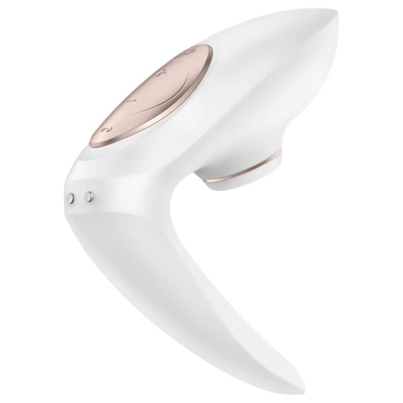 Satisfyer Pro 4 Couples - Akku-Luftwellen-Paarvibrator (Weiß)