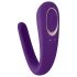Satisfyer Double Classic - wasserdichter, wiederaufladbarer Paarvibrator (lila)