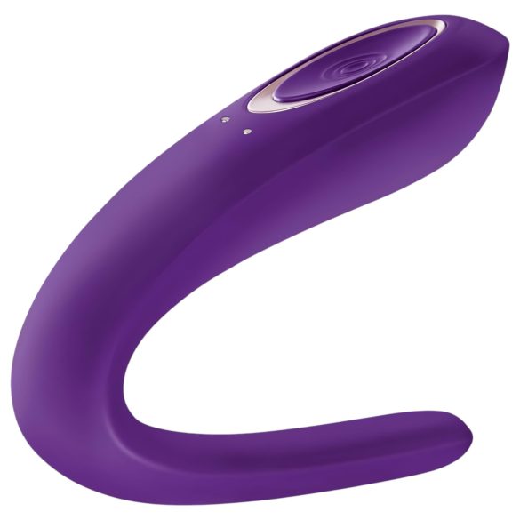 Satisfyer Double Classic - wasserdichter, wiederaufladbarer Paarvibrator (lila)