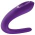 Satisfyer Double Classic - wasserdichter, wiederaufladbarer Paarvibrator (lila)