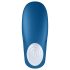 Satisfyer Doppelwal - 2-motoriger Partnervibrator (blau)