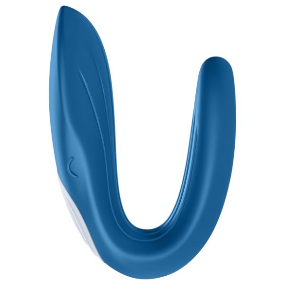 Satisfyer Doppelwal - 2-motoriger Partnervibrator (blau)