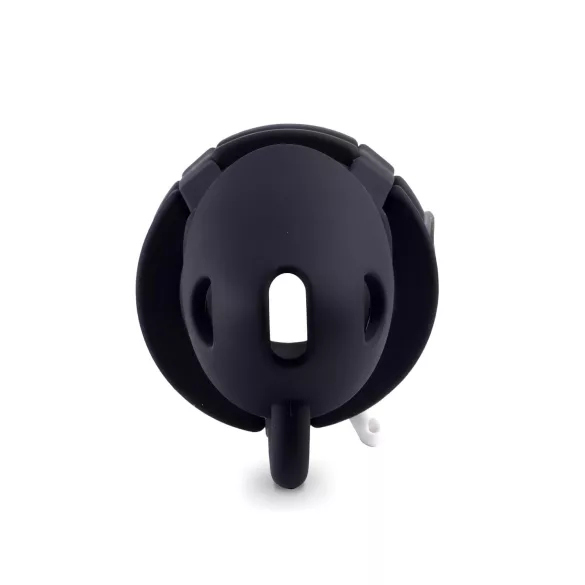 LOCK A WILLY - Silikon Peniskäfig mit Schloss (schwarz)