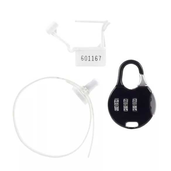 LOCK A WILLY - Silikon Peniskäfig mit Schloss (schwarz)
