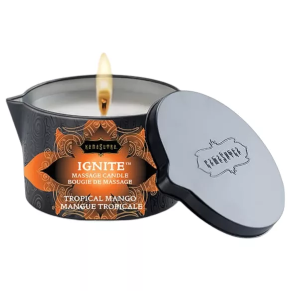Kama Sutra - vegane Massagekerze - süße Mango (170g)
