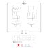 Obsessive Lovica - Spitze Strapstop & String (Rot) - L/XL