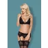 Obsessive 810-SEG-1 - Spitzen Dessous-Set (schwarz)