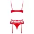 Obsessive Heartina - Dessous-Set (Rot) - L/XL
