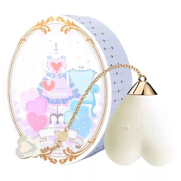 ZALO Baby Heart - intelligenter wasserdichter Vibro für Kitzler (weiß)