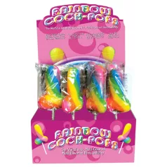   Rainbow Cock Pop - Penis-Lutscher (85 g) - mit Fruchtgeschmack