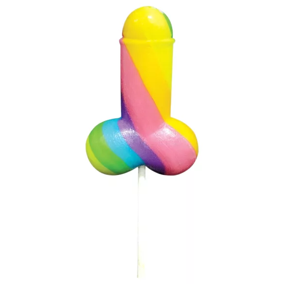 Rainbow Cock Pop - Penis-Lutscher (85 g) - mit Fruchtgeschmack