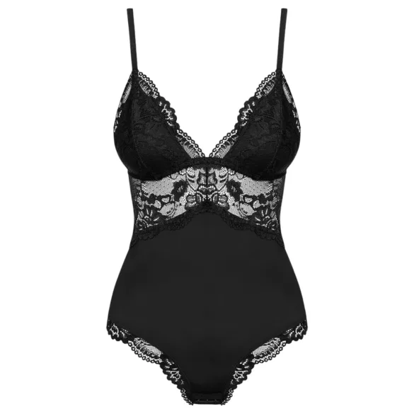 Obsessive 810-TED-1 - Spitzen-Body (Schwarz) - L/XL