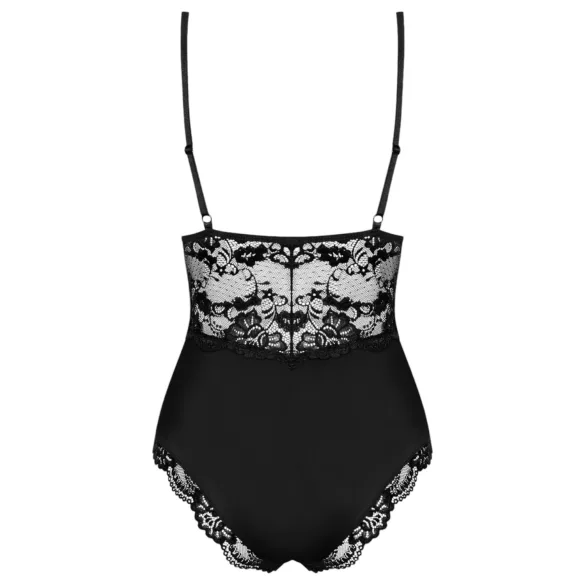 Obsessive 810-TED-1 - Spitzen-Body (Schwarz) - L/XL
