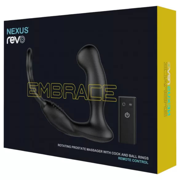 Nexus Revo - rotierender, ringförmiger Prostata-Vibrator (schwarz)