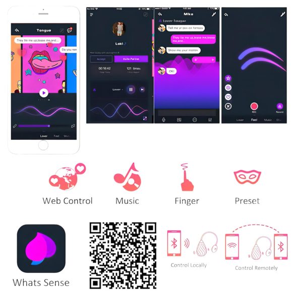 Magic Motion Sundae - Intelligentes, akkubetriebenes Vibro-Ei (rot)