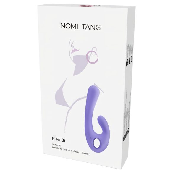 Nomi Tang Flex Bi - Wiederaufladbarer Vibrator mit Klitorisarm (Lila)