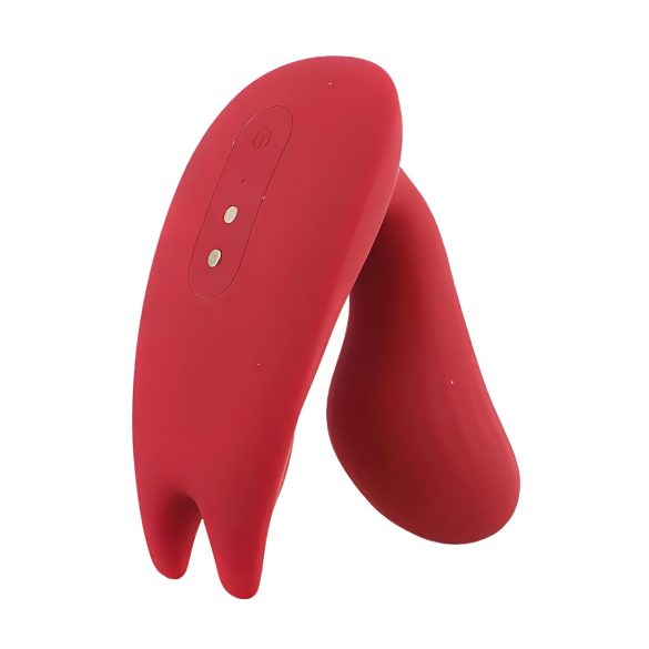 Magic Motion Umi - intelligenter, wiederaufladbarer Strap-on-Vibrator (rot)