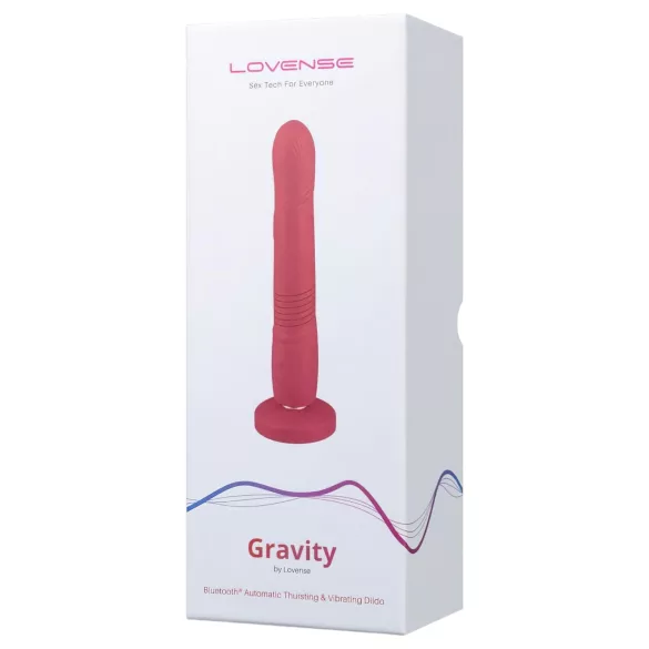 LOVENSE Gravity - wiederaufladbarer Stoßvibrator (rot)