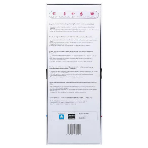 LOVENSE Gravity - wiederaufladbarer Stoßvibrator (rot)