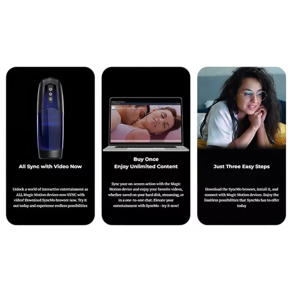 Magic Motion Xone - App-gesteuerter Masturbator für Männer (blau)