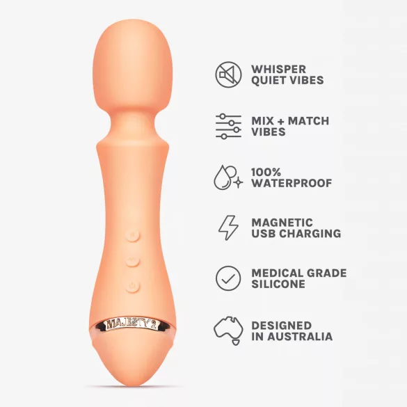 Vush Majesty 2 - Wiederaufladbarer, wasserdichter Vibrator (Orange)