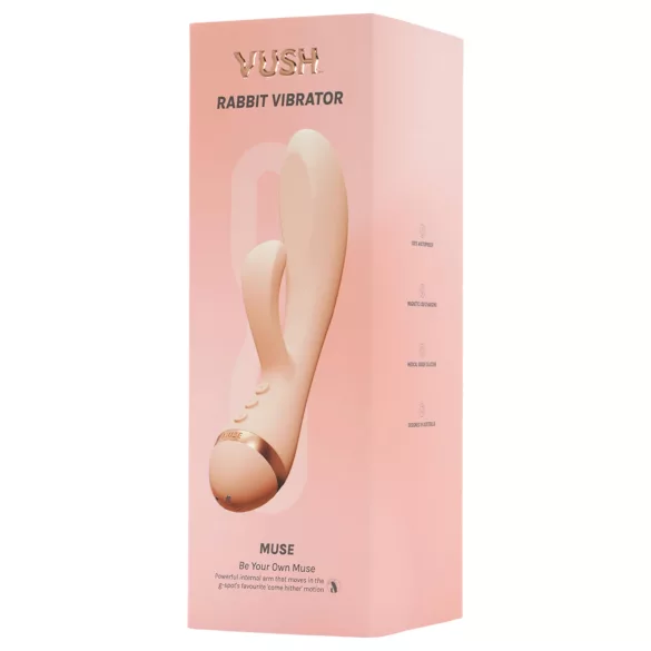 Vush Muse - Akku, wasserdichter Klitorisschwinger (pink)